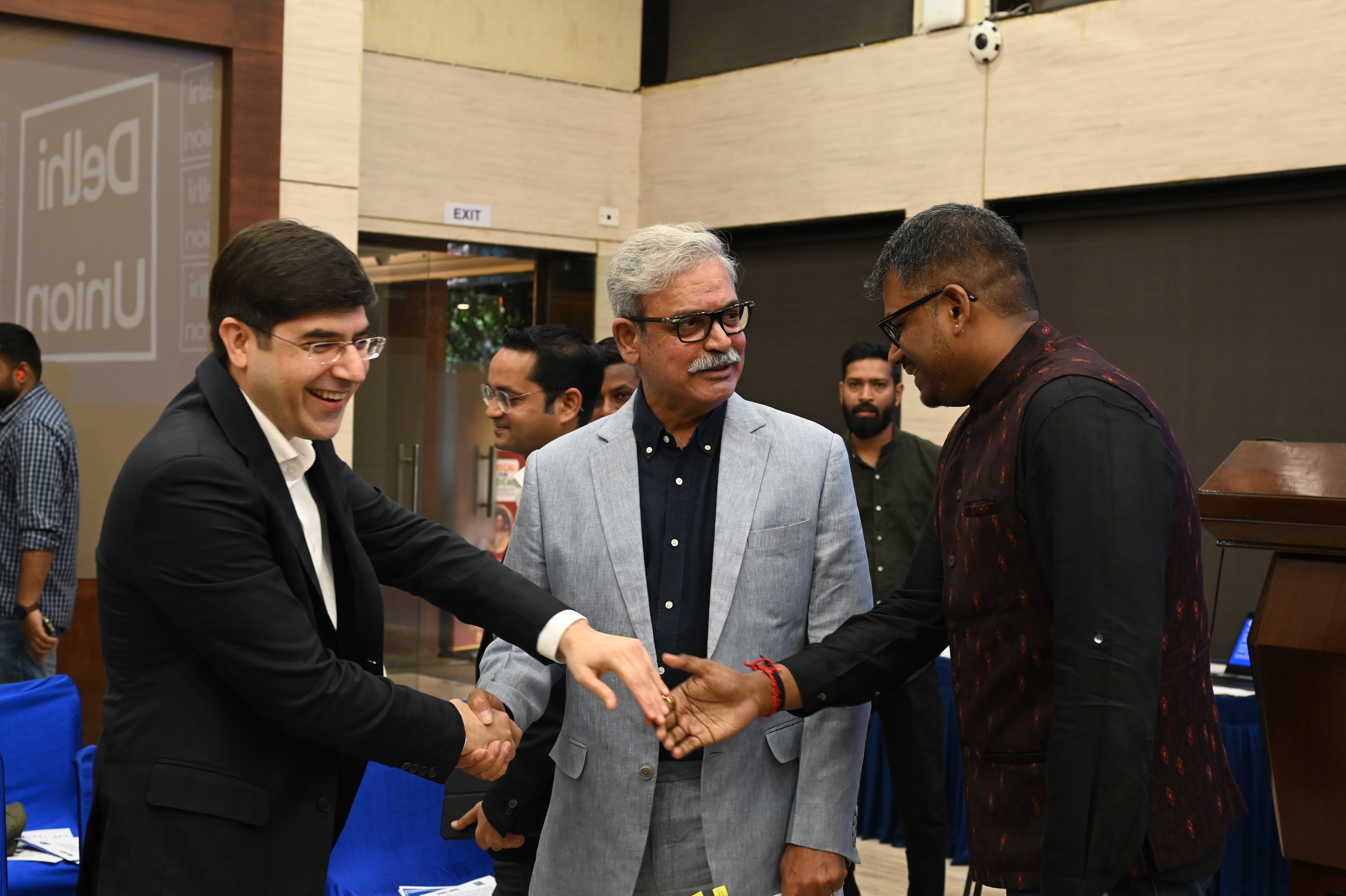 The Delhi Union event audience and stage